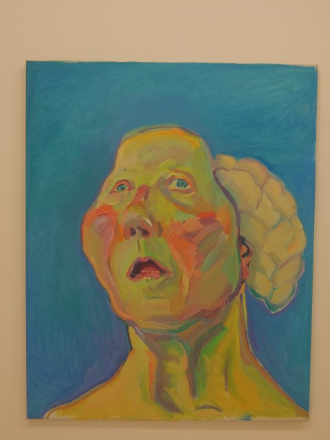 Maria Lassnig, Lady with brain, undated