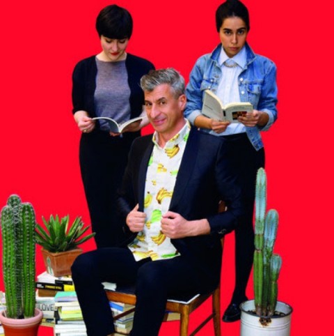 Maurizio Cattelan, Myriam Ben Salah e Marta Papini, i curatori di ONE TORINO 2014 (foto Pierpaolo Ferrari)