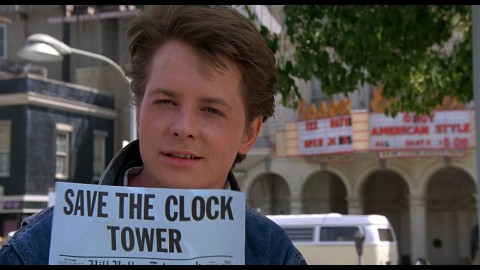 Michael J. Fox nei panni di Marty McFly