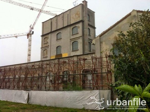 Nuova Fondazione Prada, Milano, work in progress (foto Urbanfile)