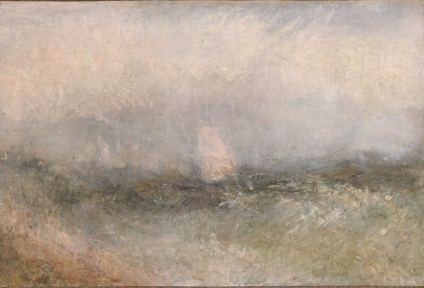 William Turner, Off the Nore: Wind and Water, 1840–45 ca. - © Yale Center for British Art, Paul Mellon Collection