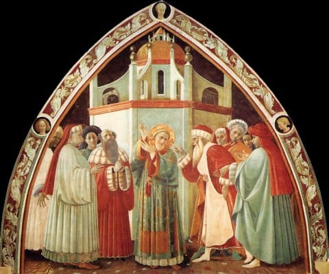 Paolo Uccello, Disputa di Santo Stefano - Cappella dell'Assunta, Duomo di Prato