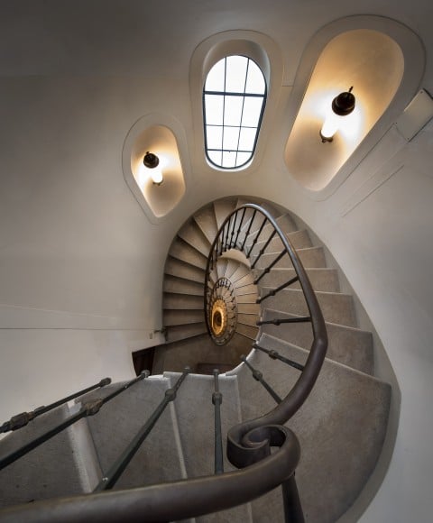 Scala a chiocciola Buzzi - Palazzo Cini, Venezia