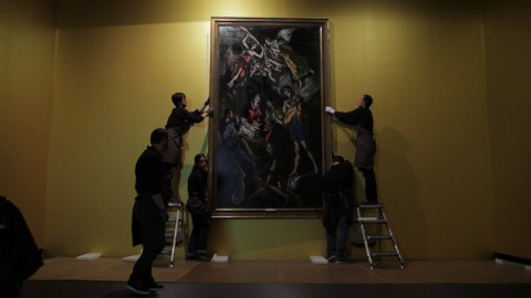 El Greco a Toledo - allestimento della mostra presso il Museo di Santa Cruz, Toledo 2014