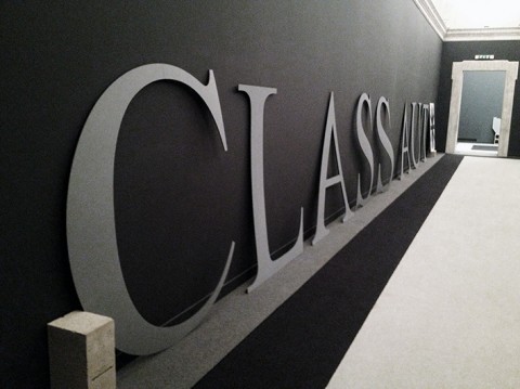 Shannon Ebner - Auto Body Collision - veduta della mostra presso la Fondazione Memmo, Roma 2014