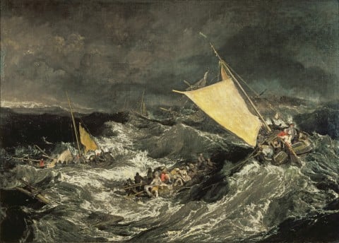 William Turner, The Shipwreck, 1805 - © Tate