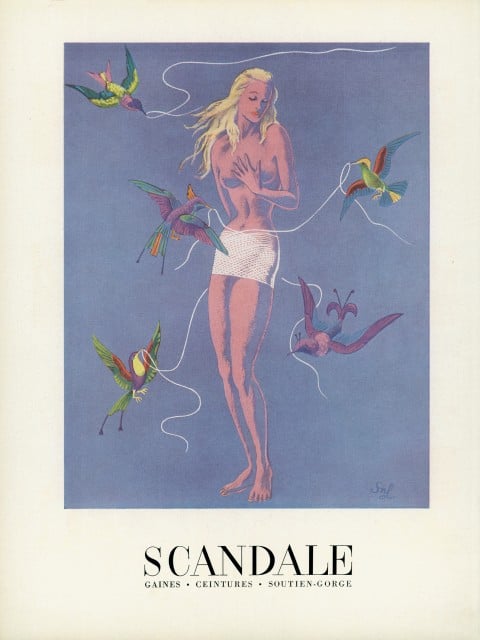 Pubblicità Scandale di S. N. Lesage, 1955 - Courtesy Hop Lun Brands Limited