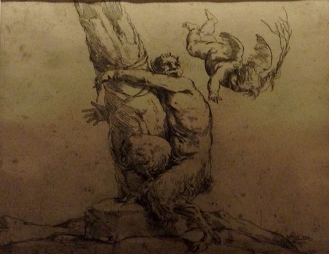 Un disegno di Salvator Rosa