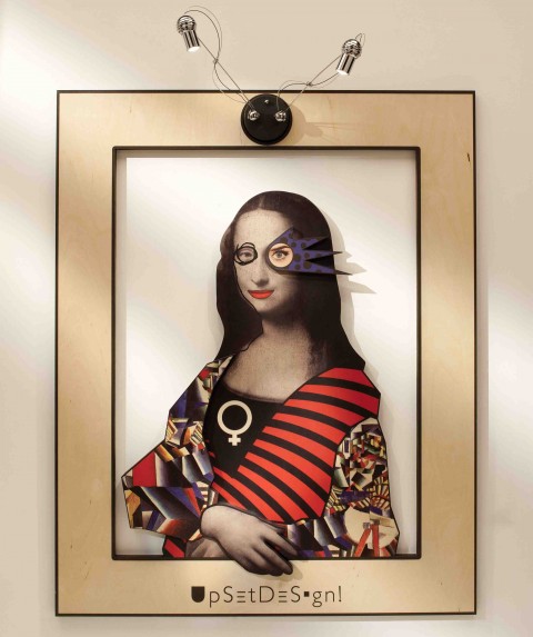 La lampada Gioconda della serie Upset Design