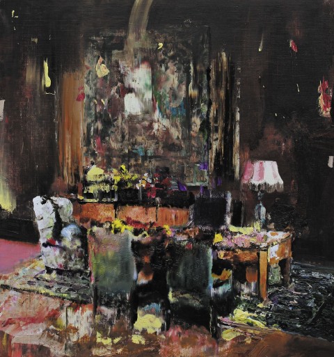 Adrian Ghenie, Pie Fight Interior, 2012