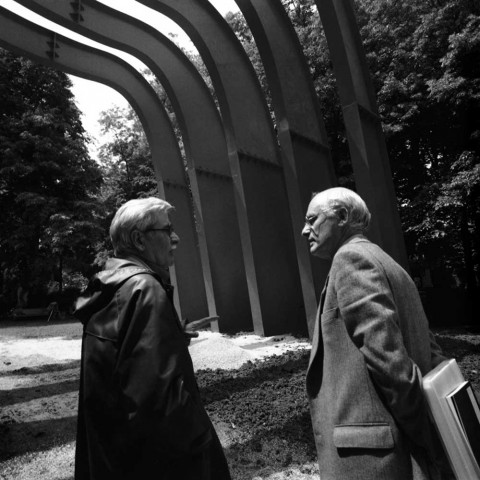 Alberto Burri e Maurizio Calvesi