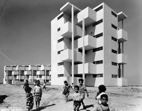 Cité Verticale im Carrières Centrales, ATBAT-Afrique, Casablanca, 1953