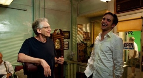 David Cronenberg e Robert Pattinson sul set di Maps to The Stars (2014)