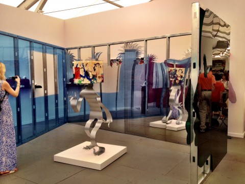 Lo stand di Lorcan O' Neill a Frieze New York 2014