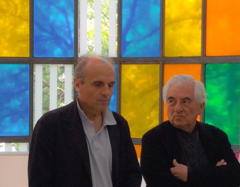 Claudio De Albertis e Daniel Buren