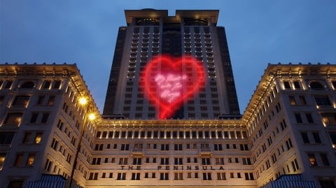 Tracey Amin, My Heart is with You Always - Peninsula Hotel, Hong Kong, 2014