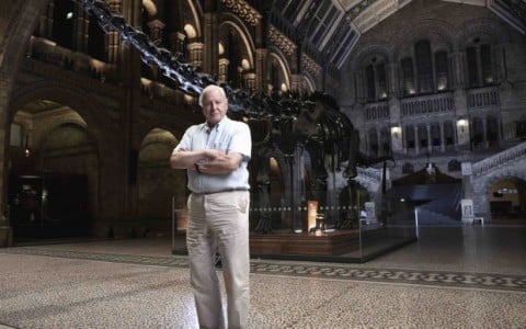 Richard Attenborough al Natural HIstory Museum