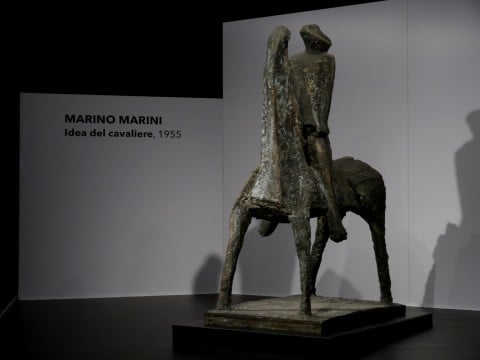 "L'Idea del Cavaliere" di Marino Marini a Malpensa