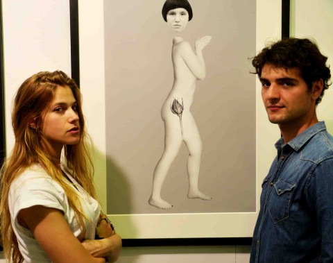 Tea Falco con Ariens Damsi a MIA Fair