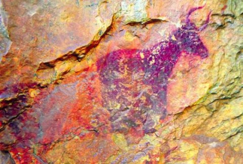 Pitture del sito di arte rupestre di Vilafranca (Castellón)