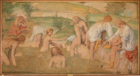 Bernardino Luini, Ragazze al bagno - 1513-1514 ca. Pinacoteca di Brera, Milano