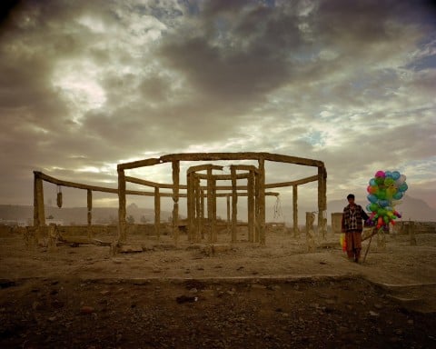 Simon Norfolk - Afghanistan, Chronotopia, Balloons (copyright Simon Norfolk)