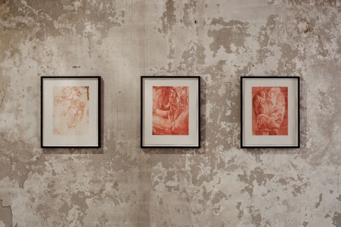 Dennis Scholl - Die Elter - Die Fixierung - Kusse und Bisse, 2014 - courtesy AplusB Brescia