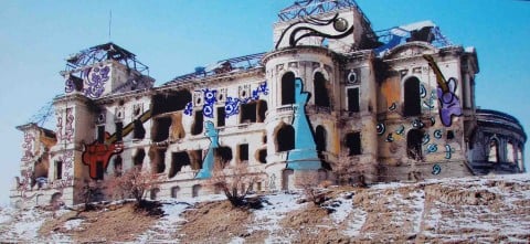 Shamsia Hassani - Dream of Graffiti - Darulaman Palace  