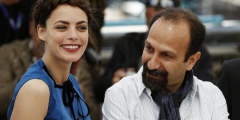 Asghar Farhadi con Bérénice Bejo, miglior attrice a Cannes 2013 per Il Passato