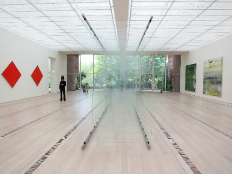 Gerhard Richter - veduta della mostra presso la Fondation Beyeler, Riehen 2014