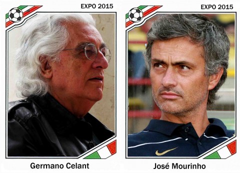 Germano Celant e José Mourinho