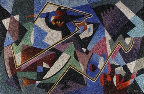 Gino Severini, Composizione con strumenti musicali