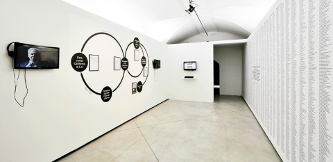 Un'installazione di  Paolo Cirio alla Strozzina di Firenze