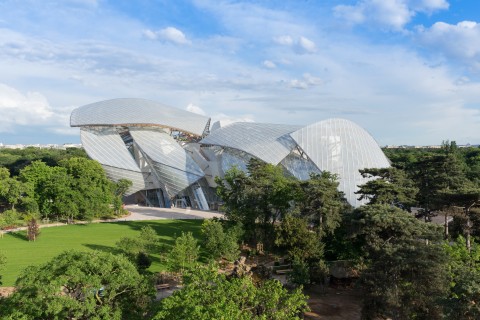 La nuova Fondation Louis Vuitton di Frank Gehry (foto Iwan Baan, 2014)