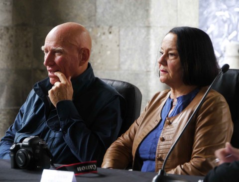 Sebastião Salgado e la moglie 