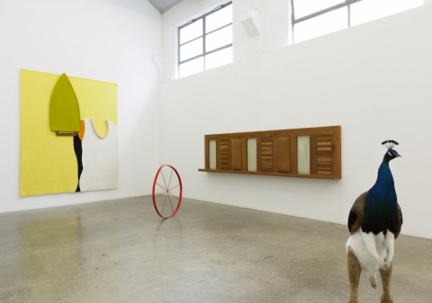 Thomas Grünfeld & Gary Hume - Iron & Diamonds - veduta della mostra presso la Galleria Massimo De Carlo, Milano 2014