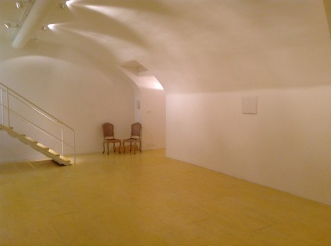 Emilio Prini - Edizioni 1968-2012 - veduta della mostra presso Project Room Coralla Maiuri, Roma 2014