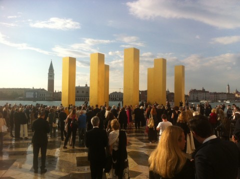 Heinz Mack - The Sky Over Nine Columns, Isola di San Giorgio