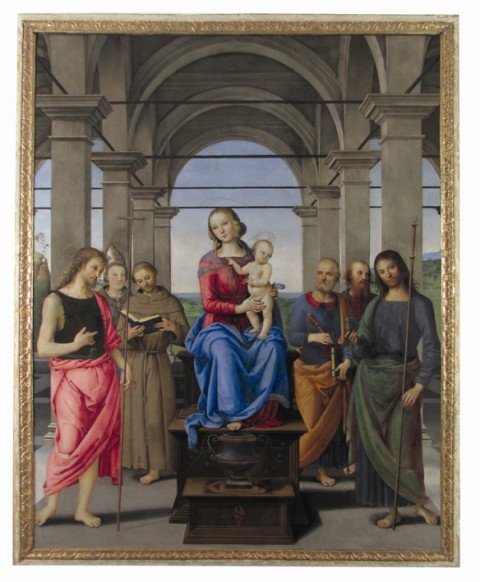 Pietro Perugino, Madonna e Santi
