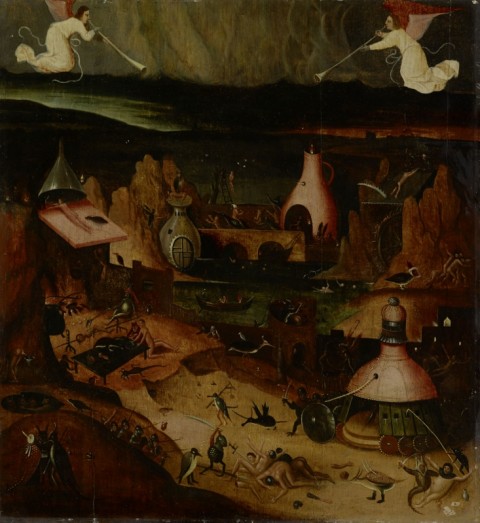 Seguace di Hieronymus Bosch – Il Giudizio universale, circa 1515-1520. Collezione privata