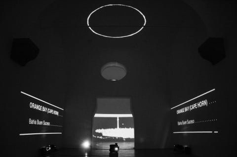 Installazione, Soundings,Studio Trisorio, veduta