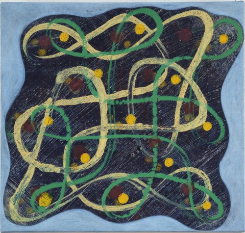 Philip Taaffe, Rangavalli Painting F, 2014, Mixed media on canvas