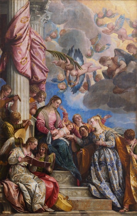 Paolo Veronese, Matrimonio mistico di Santa Caterina, Venezia, Gallerie dell’Accademia Su concessione del Ministero dei Beni e delle Attività Culturali e del Turismo, Soprintendenza speciale per il Patrimonio Storico, Artistico ed Etnoantropologico e per il Polo museale della città di Venezia e dei comuni della Gronda lagunare