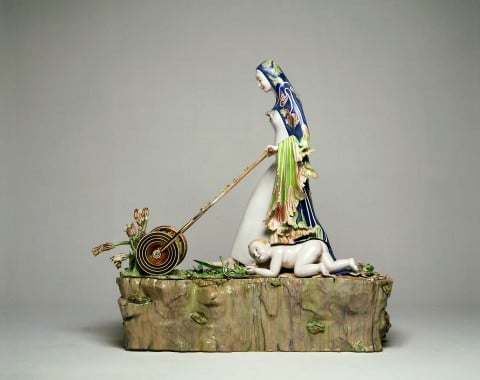 Bertozzi & Casoni, Scegli il Paradiso, 1997, maiolica, cm. h. 196 x 190 x 85