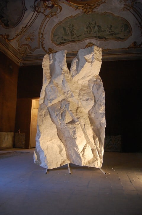 Giacomo Rizzo, Respiro, 2014 - gesso, cm 200x300