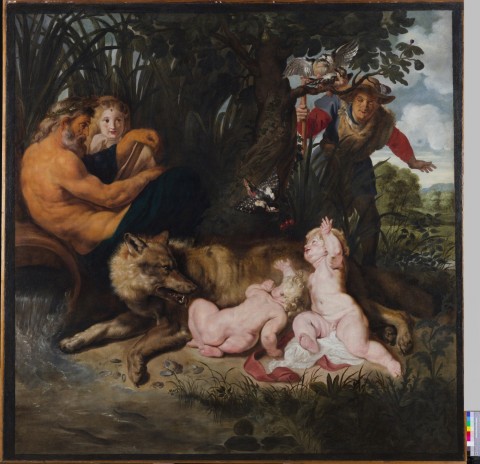 Peter Paul Rubens (Siegen 1577- Antwerpen 1640), Ritrovamento di Romolo e Remo, 1612, olio su tela. Roma, Musei Capitolini, inv. P.C. 67