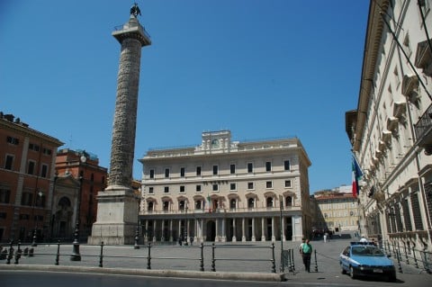 Piazza Colonna, oggi