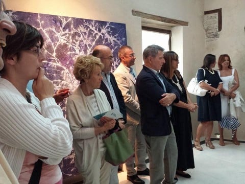 Opening della mostra alla Fondazione Menegaz di Castelbasso