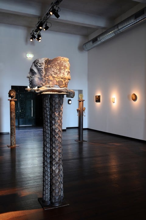 Filippo Sciascia, Matahari, installation view, Ex Marmi Pietrasanta, courtesy Galleria Poggiali e Forconi