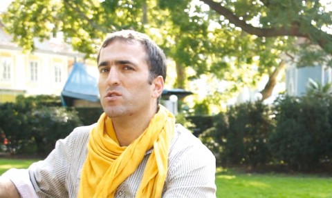 Khaled Jarrar (frame da video di Lavinia Raccanello)